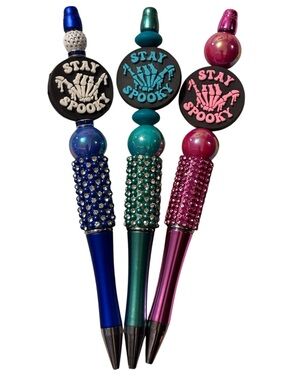 Stay Spooky custom bling pen